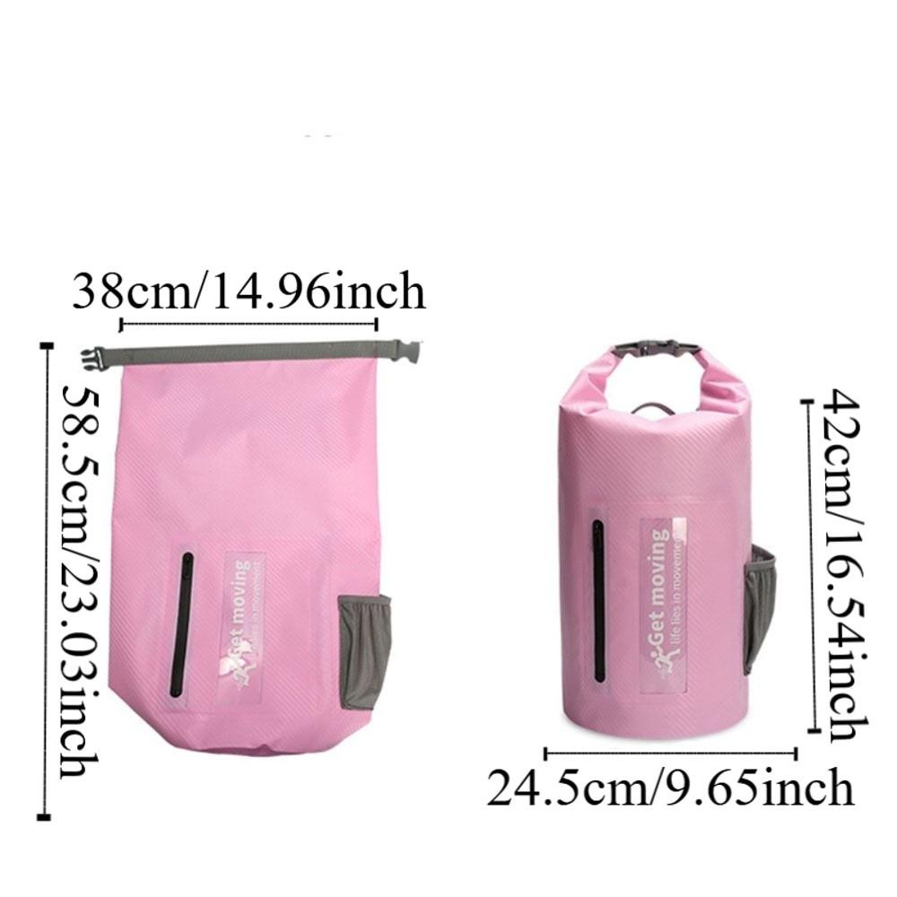 with Shoulder Straps Swimming Bucket Bag Large-Capacity Beach Backpack  Water-Splashing Festival