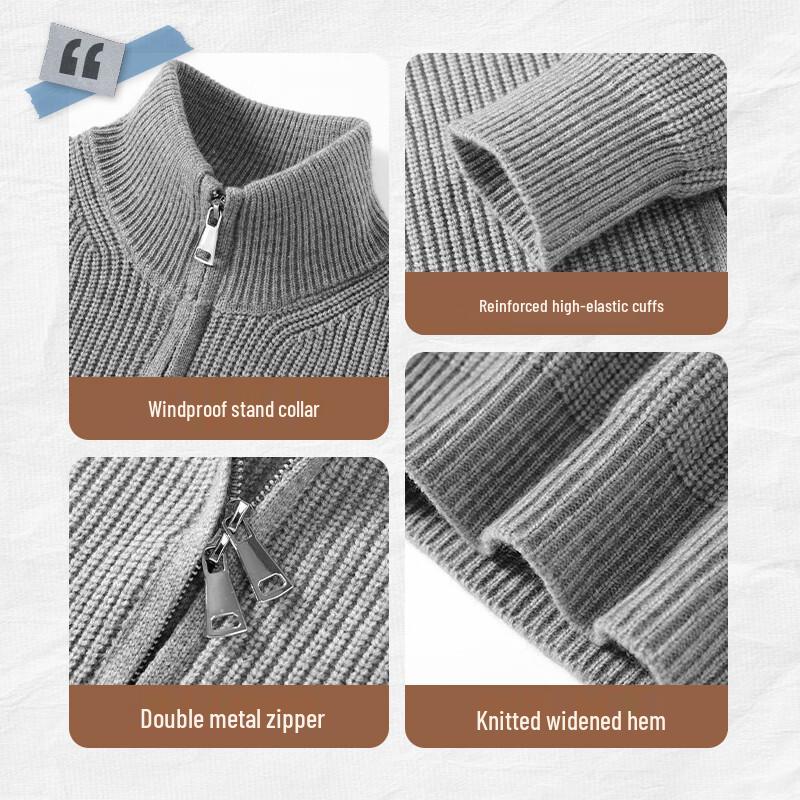 Мужской вязаный кардиган на молнии с пандой от Jeanswest