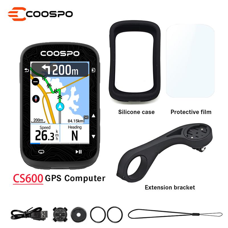 New Coospo CS600 GPS Bike Computer Colorful Touch-Scree Speedometer Bicycle Digital Stopwatch Cycling Odometer Sync for Strava2