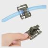 Universal Outdoor Water Bag Tube Strap Clip - 8-Section Adjustable Molle Webbing Backpack Water Pipe Accessory
