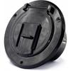 X-Haibei RV Trailer Camper Electric Power Cord Cable Hatch Round Fits 2-3/4 Inches Dia. Hole Flip Up Cover (Black)