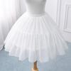 Elastic Wedding Petticoats Adjustable Fish-bone Skirt Cute Puffy Short Skirts Girl Lolita Skirts