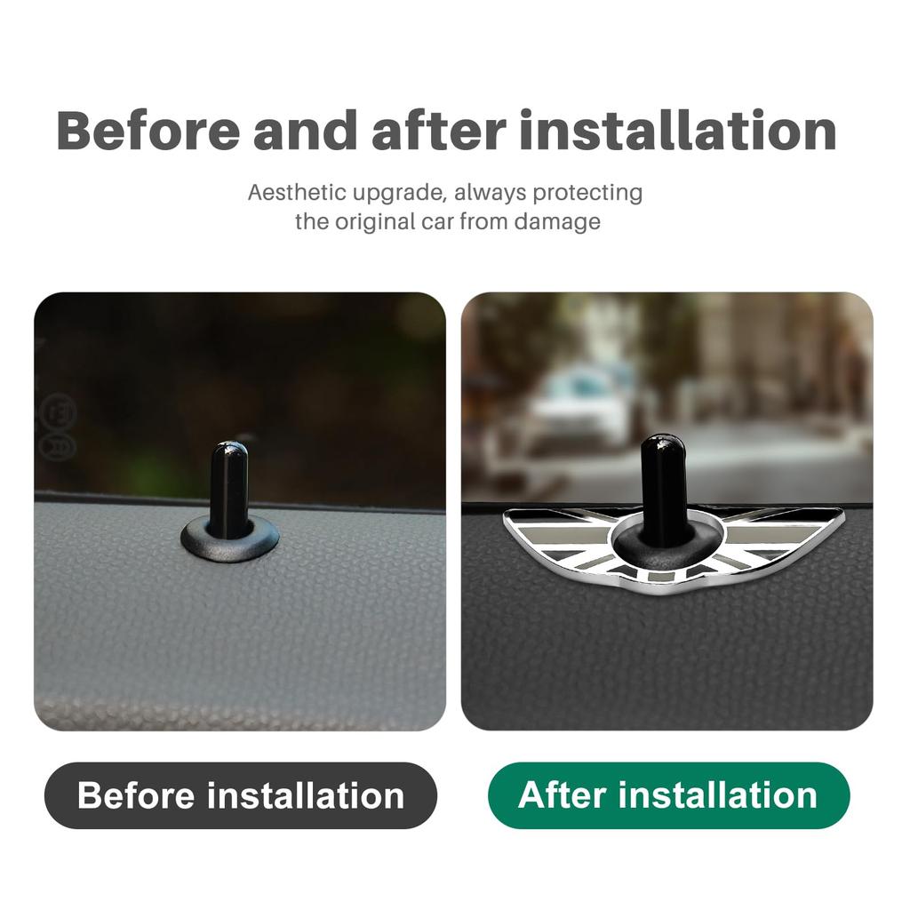 FDAIUN Украшение штифта замка двери автомобиля, Подходит для BMW MINI R60 R61, Милое, Юнион Джек,