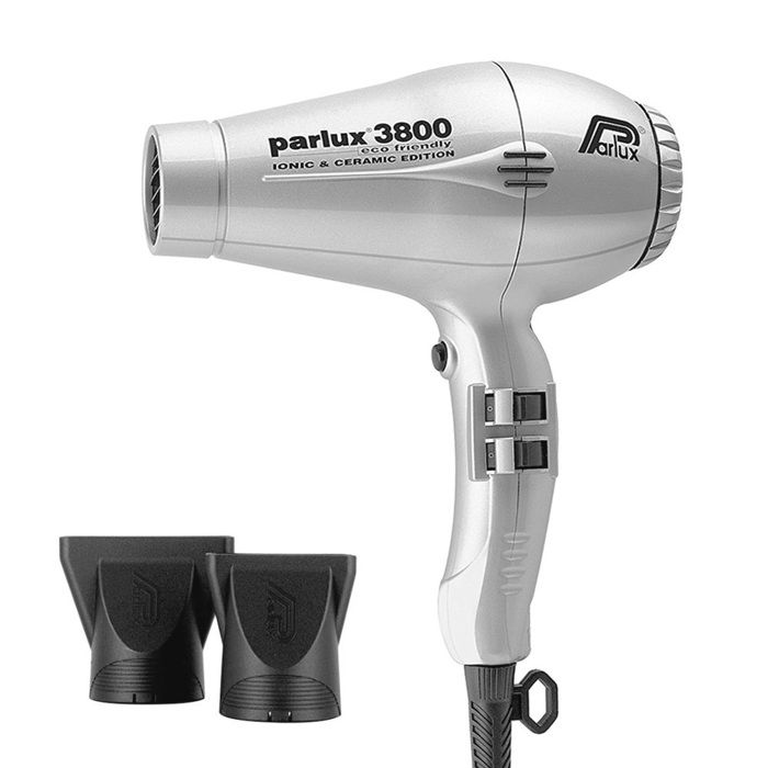 Фен - PARLUX - 3800 Ionic Eco Friendly - 2100 Вт - Серебристый - Поток воздуха 75 м³/ч