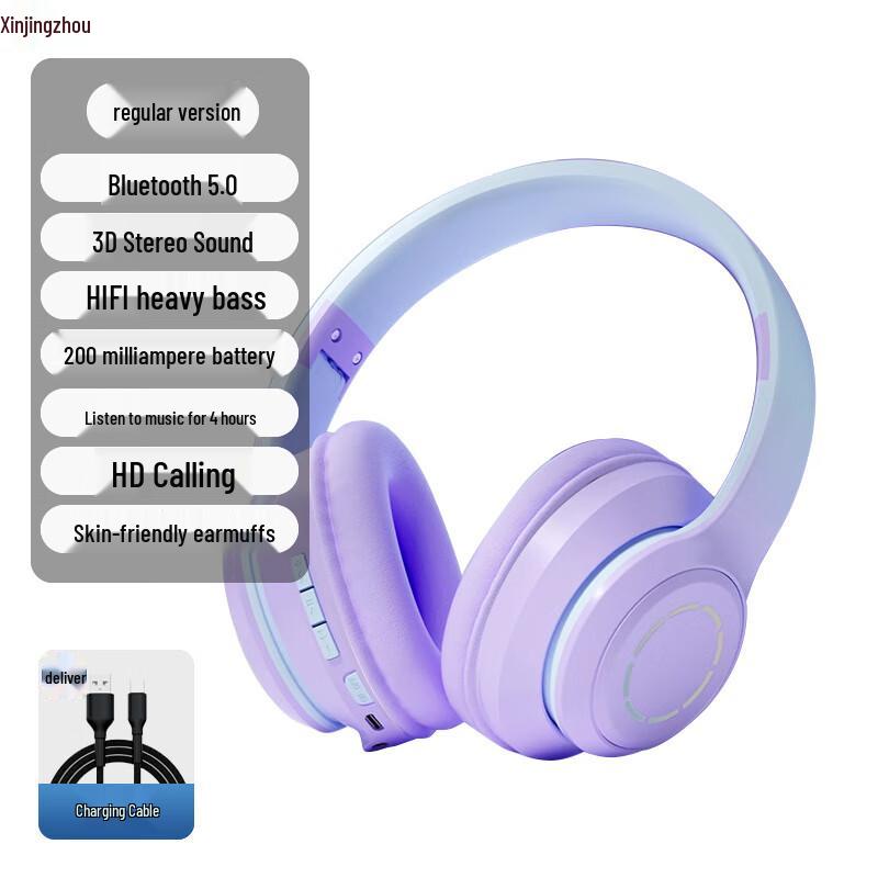 Беспроводные накладные Bluetooth-наушники Xin Jing Zhou