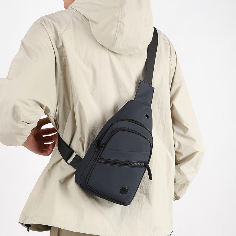 Мужская нагрудная сумка через плечо нейлоновая сумка через плечо