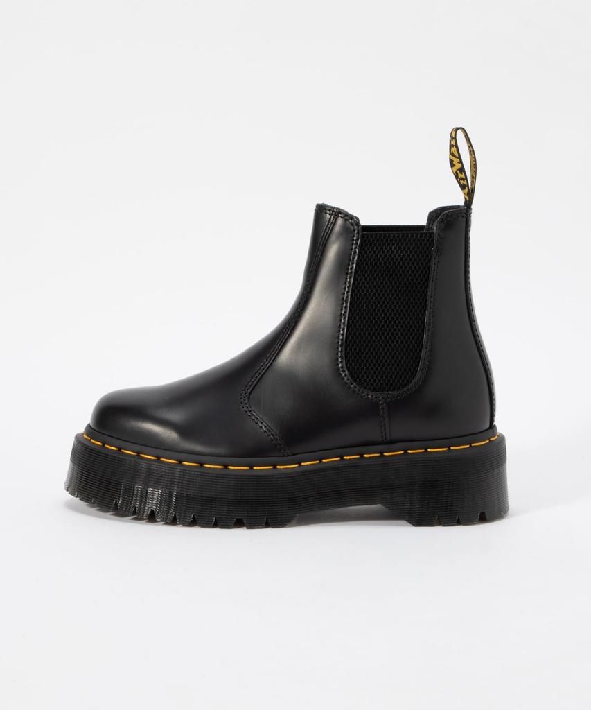 Доктор. Ботинки Dr. Martens 24687001 2976 QUAD Челси Женские ЧЕРНЫЙ Размер бренда 4 / Прибл.. Японский размер 23,0 см