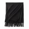 Cashmere Feel Solid Color Women's Imitation Cashmere Scarf Spring Atmosphere Korean Style Versatile Mid Length Shawl Scarf