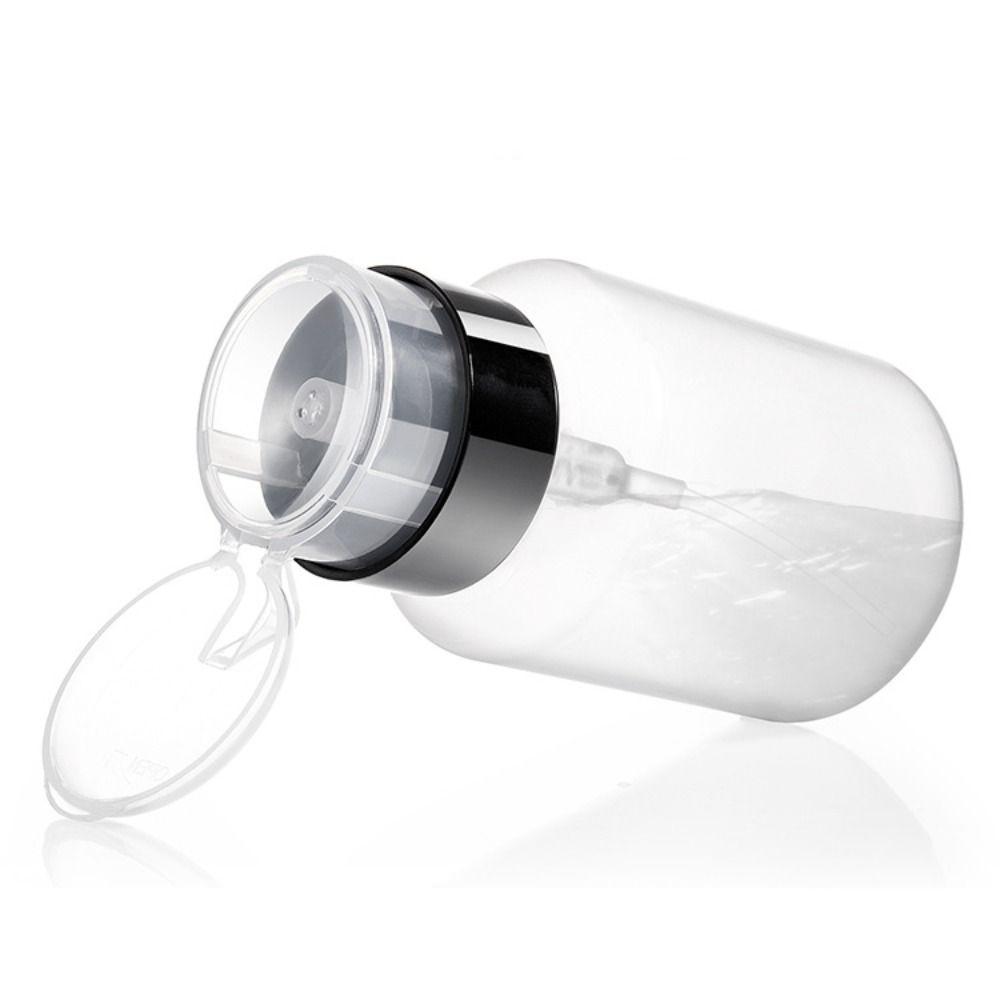 Пластиковый флакон для ногтей, непроливающийся, пустой, с помповым дозатором, многоразовый контейнер, инструменты для маникюра