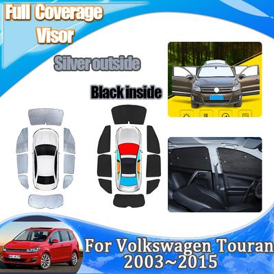 Для Volkswagen VW Touran T1 2003~2015 Боковая Солнцезащитная Шторка Окна Термоизоляция Защита от Ветра от УФ Излучения Автоаксессуары