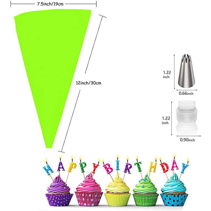 15 шт. травянистых розовых лепестков, насадок, листьев, кондитерских изделий, инструментов для украшения торта, кухонных принадлежностей, многоразовых, самодельных, наборов для украшения торта, насадок для глазури