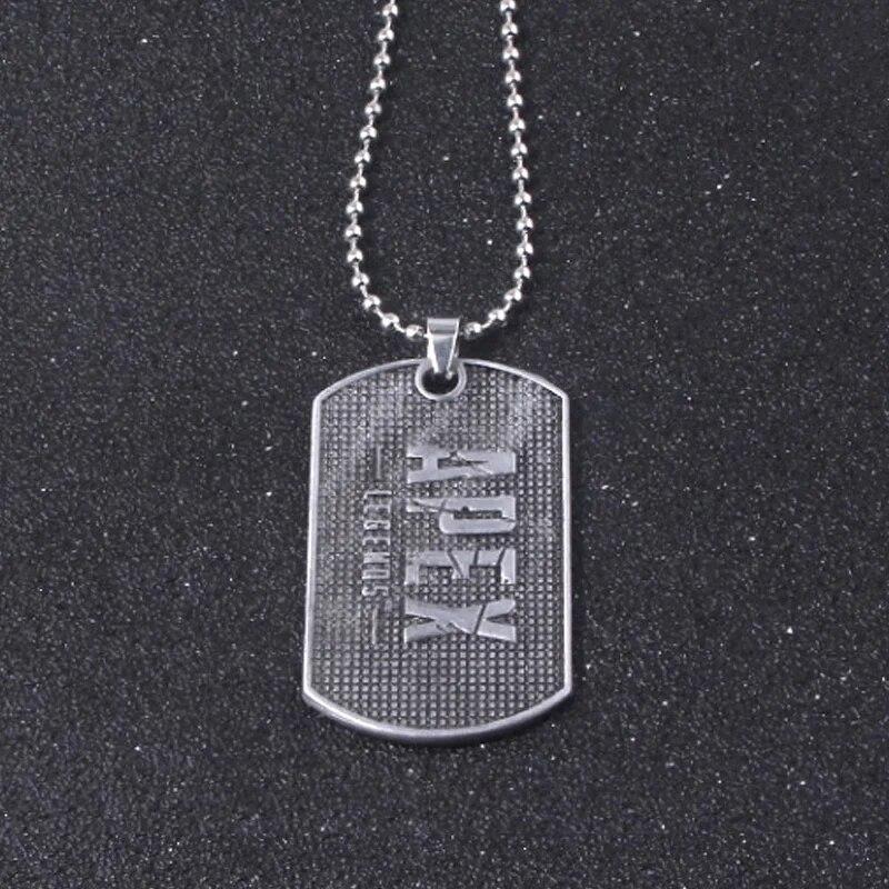 Игра Apex Legends Dog Tag ожерелье подвески для женщин мужчин антикварное металлическое ожерелье ювелирные аксессуары
