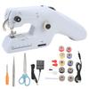 Handheld Sewing Machine Portable Electric Dual Line Sewing Machine with Ergonomic Handle Sewing