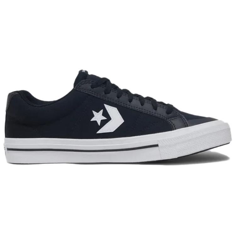 Converse Спортивные Повседневные Противоскользящие Износостойкие Низкие Кеды для Скейтборда Унисекс Черные