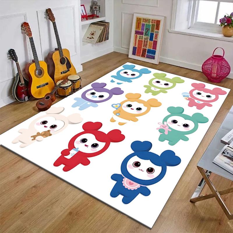 TWICE Polyester Carpet, Soft Indoor Mat for Office Chair, Living Room, Computer Desk - Decorative Home Office Rug Design