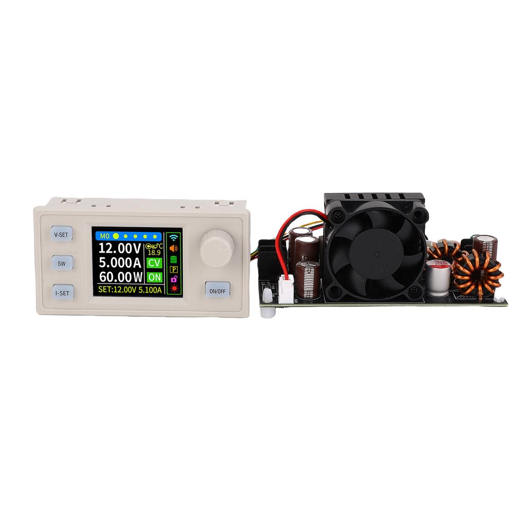 Adjustable Voltage Regulator DC6.0 36V 7A 252W Input DC0.0 36V Output 1.8 Inch Screen Voltage Regulated Power Supply