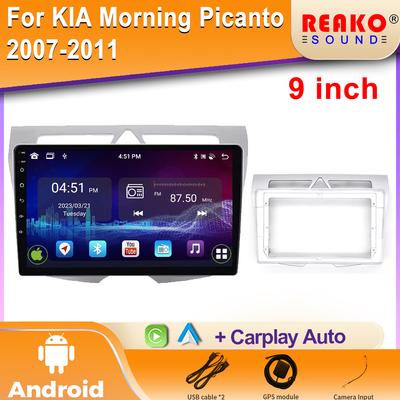 Для Kia Morning Picanto 2007-2011 Android Car Radio Multimedia Navigation Wireless Carplay Stereo Head Unit Audio Screen
