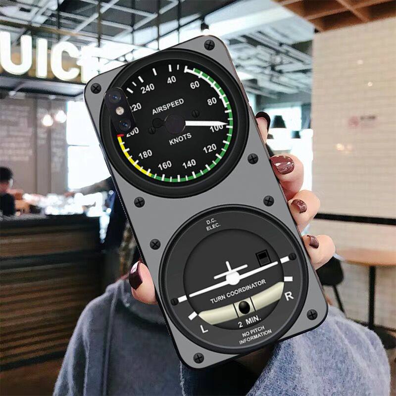 Aviation Aeroplane Helicopter cockpit Instrument Phone Case for Xiaomi mi 5 6 8 9 10 lite pro SE Mix 2s 3 F1 Max2 3