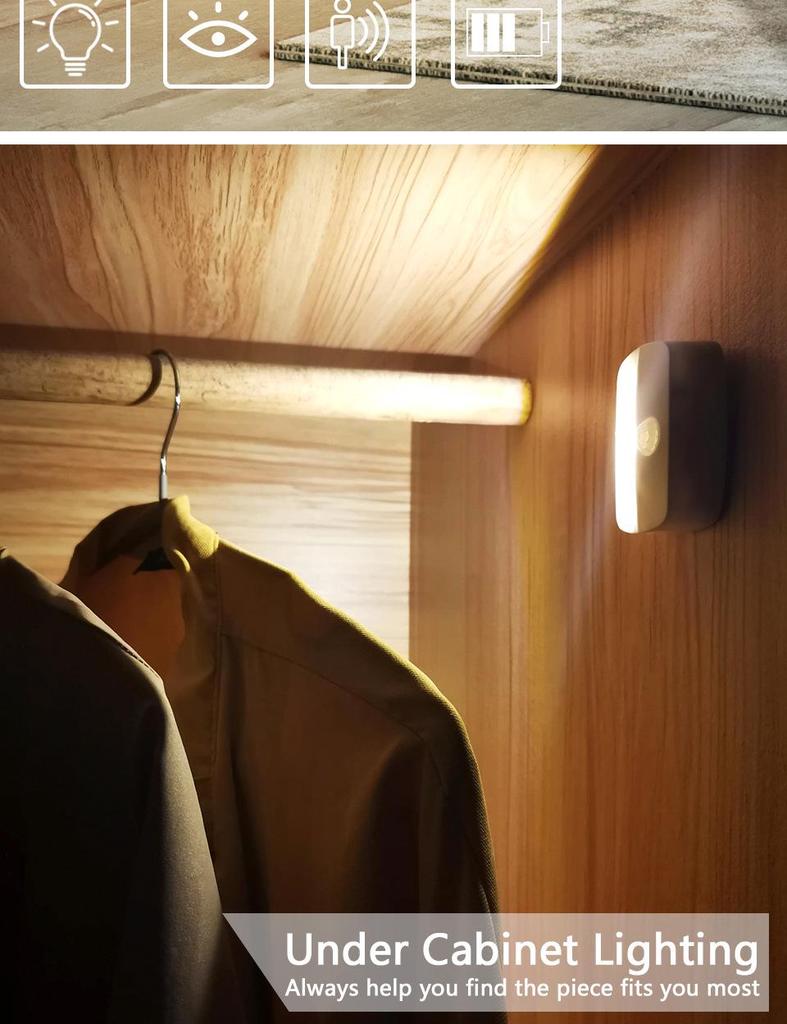 Умный инфракрасный датчик движения Ночник LED для европейского и американского стандартов