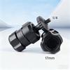 17mm Ball Socket To 1/4-20 Male Thread Adapter For Camera Mounts Phone Holders With 360 Degree Rotating Plastic Connector