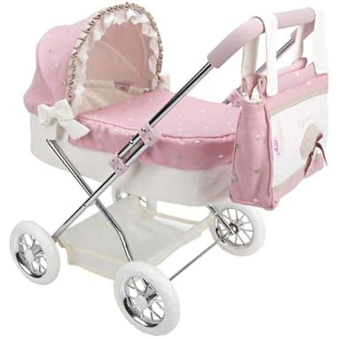 Jouet - ARIAS - Voiture capote reborn de Paris - Multicolore - 37x56x56 cm - Sac inclus