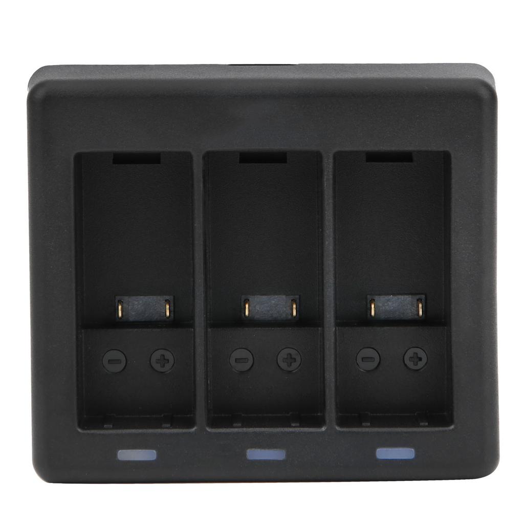 TELESIN 3-стороннее зарядное устройство со светодиодной подсветкой USB зарядный бокс для GoPro Hero 9