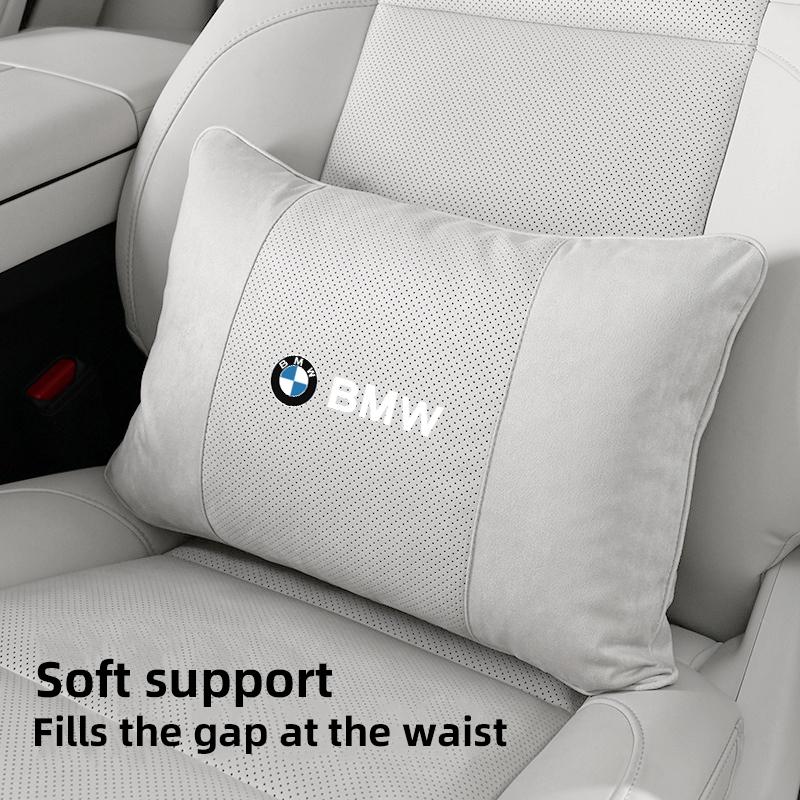 Car Headrest Neck Pillow Lumbar Support Cushion For BMW X1 X2 X3 X5 X4 X6 X7 G30 G20 G32 G11 G12 F40 F30 F20 F10 F34 F07 F44 F45 AA4
