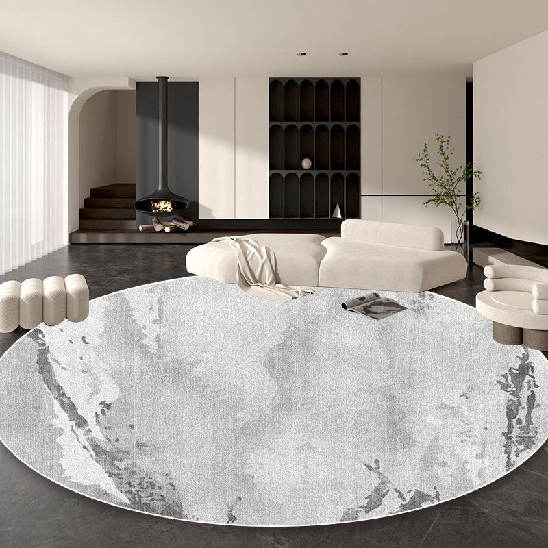 Скандинавская Роскошь Золотой Круглый Ковер Украшение Гостиная Абстрактные Ковры Большой Площади Спальня Прикроватный Нескользящий Мягкий Коврик для Пола Моющийся