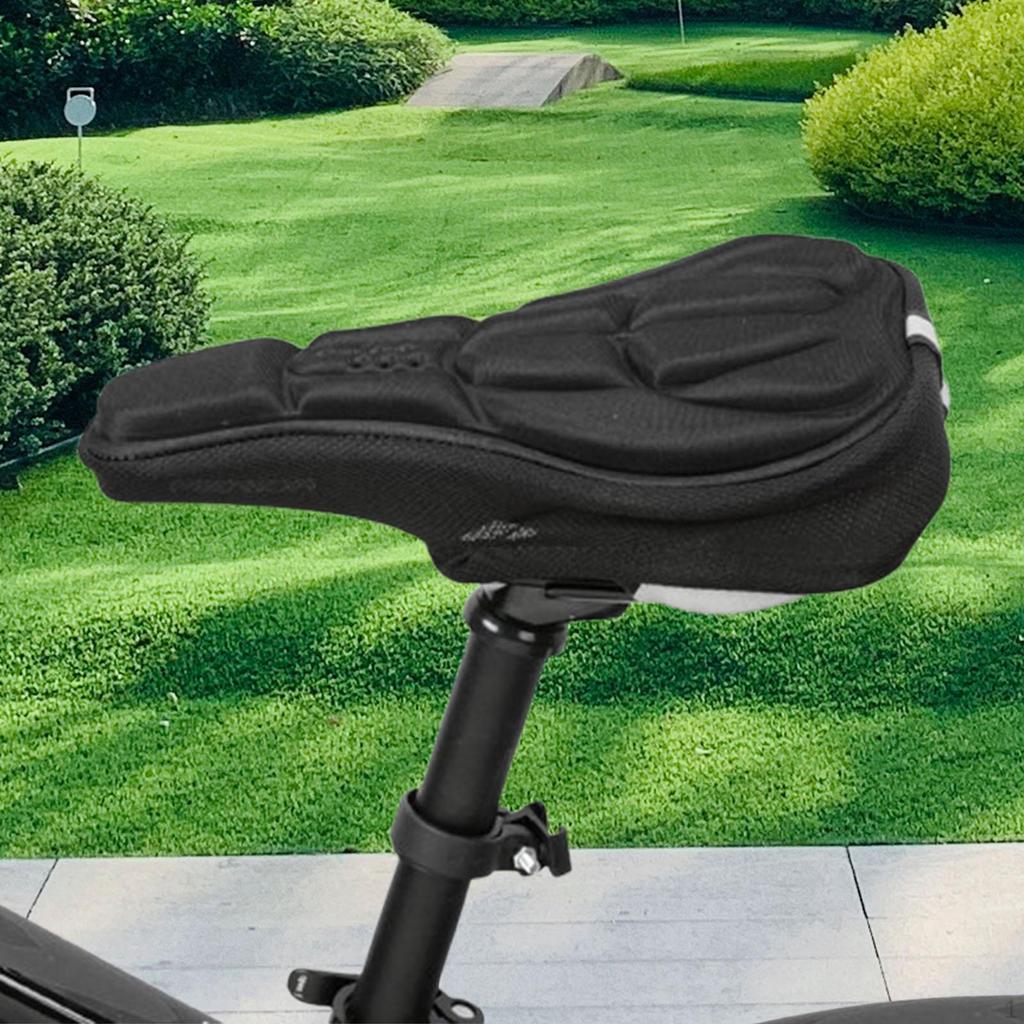 Bicycle Saddle Cushion Seat 3D Soft Portable Stylish Breathable Bike Cover