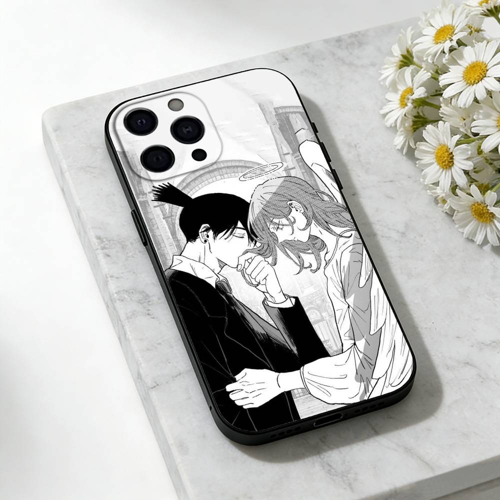A-Angels X A-Akis Phone Case For iPhone 17,16,15,14,13,12,11 Plus,Pro Max,SE4Soft Silicone Black Cover