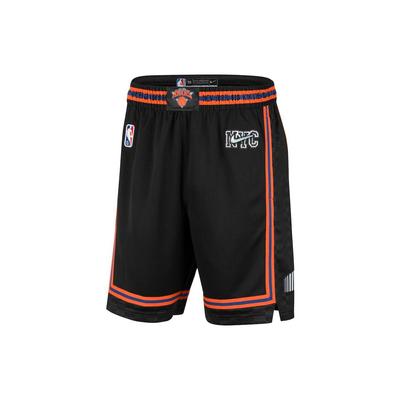 Шорты NBA New York Knicks City Edition 2021-2022 Dri-FIT Swingman черные мужские уличные DB4144-010