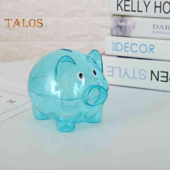 Копилка для хранения вещей с гладкой поверхностью, изысканное качество изготовления, уникальная коробка для экономии денег в форме милой мультяшной свиньи, домашний декор