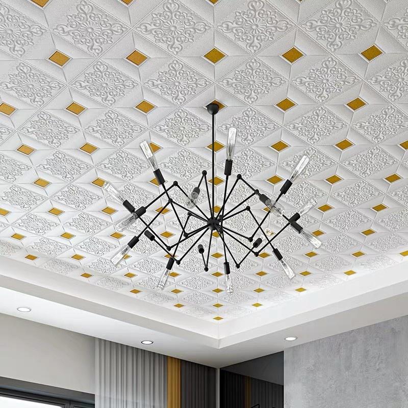 Потолок, стена, самоклеящаяся имитация кирпича, украшение дома, фон, наклейка на стену, 3D-обои, украшение фона телевизора