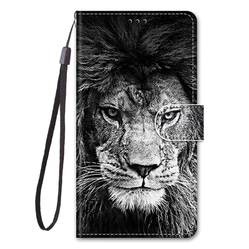 Милый Кото-Волк Узор Кошелек Флип-Кейсы Для iPhone 15 Pro Max 14 Plus 13 12 11 Pro Max Держатель для карт Подставка Чехол-Книга для Телефона