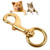 Brass Rotary Single Swivel Eye Pet Traction Rope Diving Bolt Snap Hook Buckle