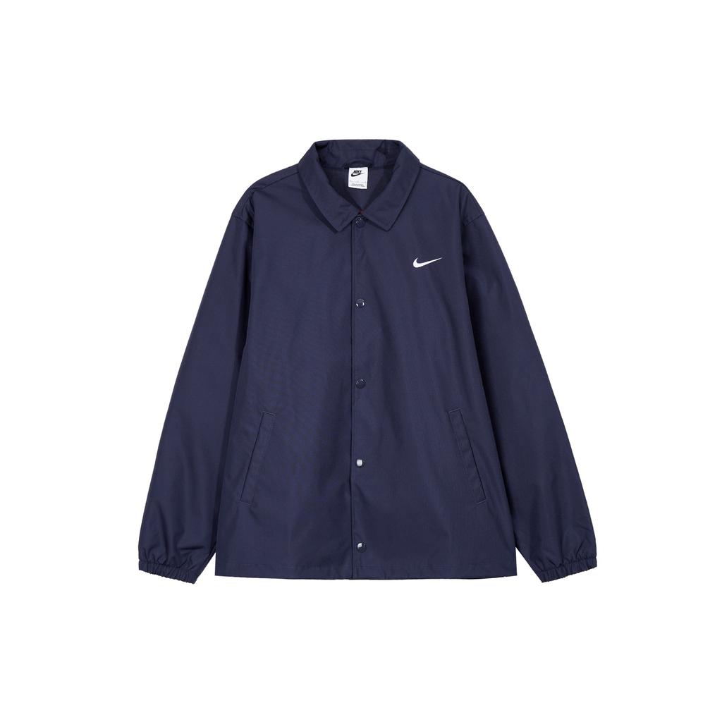 Nike Аутентичная однотонная куртка Coach с подкладкой, мужская верхняя одежда, темно-бирюзовый FD7844-410