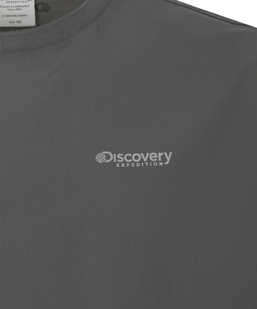 Мужская футболка с коротким рукавом DISCOVERY EXPEDITION Freshvent Airdot, тканая (Д/Серый)