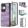 For Honor Magic Vs3 5G Case Leather+PC Phone Cover Plaid Texture