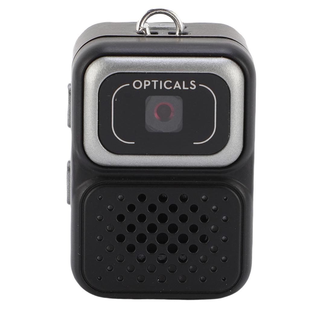 Tiny Keychain Camera 1080P HD Video 2MP Picture Portable Miniature Retro Digital Camera with 32GB Storage Card Black