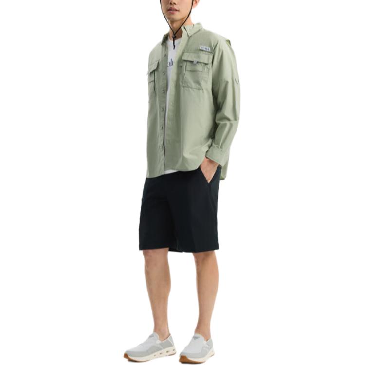 Columbia PFG Shirt Unisex Green FJ7048-381