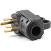 QWORK Nema 14-50P 50 Amp Male RV Replacement Plug, 125/250V Power Assembly Plug With Handle For Camper Trailer