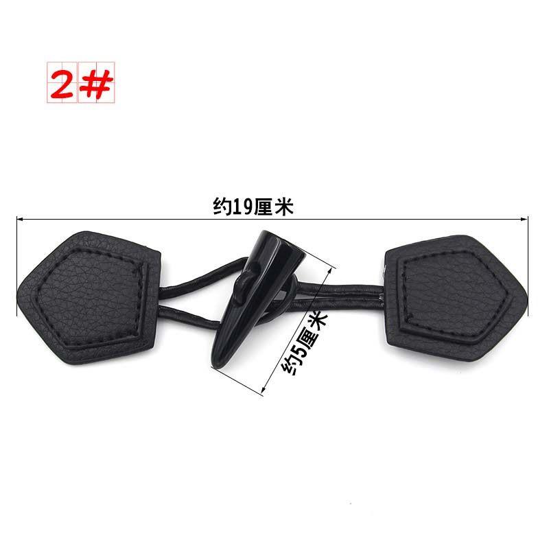 5 шт. Пуговицы для пальто, Мода в корейском стиле с кожаными парными пуговицами, Металлические пуговицы-рожки, Пуговицы-круассаны, Пуговицы для пальто, Пуговицы для тренча/свитера