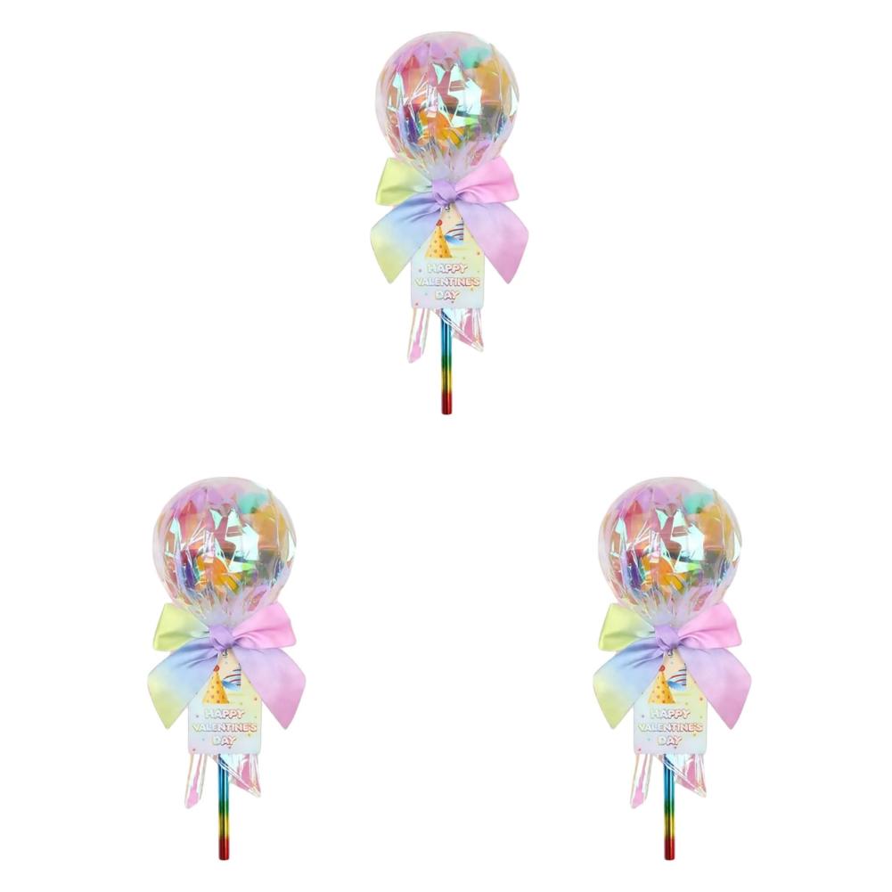 DIY Valentine Gift Exchange for Kids Giant Lollipop Stationery Set with Card for Classroom Exchange Gifts School Party Supplies