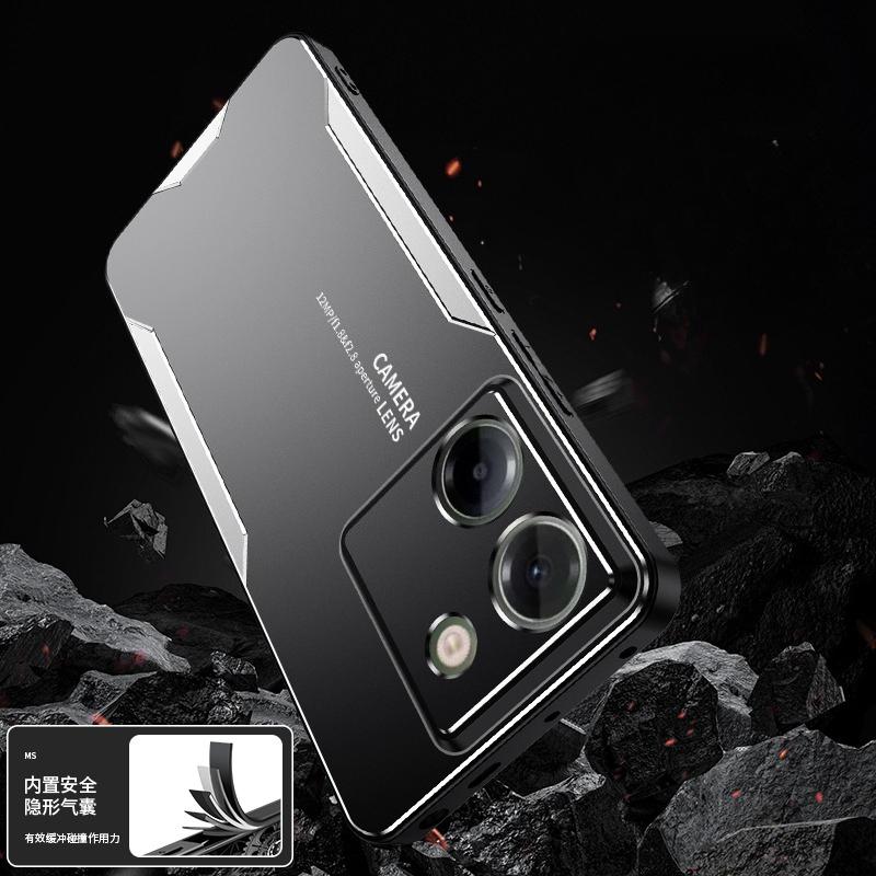 Для Poco M7 Pro 5G Металлический противоударный бампер из алюминиевого сплава Защита камеры Задняя крышка телефона для Xiaomi POCO M7Pro Чехол