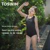 Слитный тренировочный купальник для девочек TOSWIM