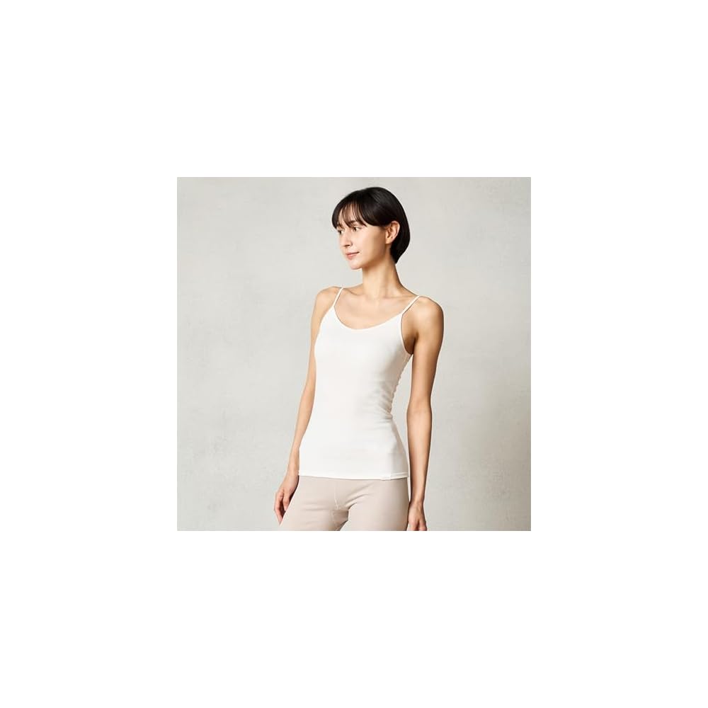 ReFa Vital Tech Moist Rib Топ-майка L Белая майка
