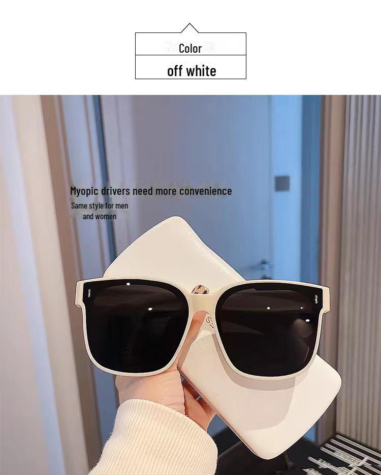 Комплект поляризованных солнцезащитных очков-клипс унисекс - модная защита от ультрафиолета для близорукости и вождения