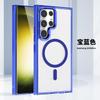 Magnetic Wireless Charging Phone Case Galaxy S26 Ultra With Clear TPUAcrylic Back Metal Camera Ring Drop Protection