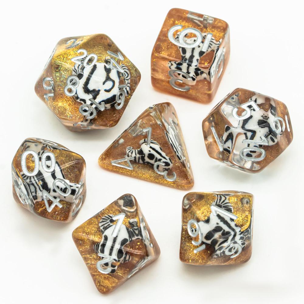 Cusdie 7 ЧЕРЕПОВ Кубики DND Прозрачные D4 D6 D8 D10 D% D12 D20 Многогранные Кубики Набор для D&D Pathfinder Настольных Ролевых Игр