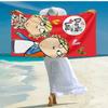 Ultra-Soft Beach Towel with Charlie and Lola Theme,Ideal for Pool - Camping, Diving - Perfect Travel Essential, Vibrant Beach Towel.